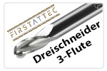 FIRSTATTEC 3-Flute, Ball End mill