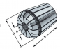 Preview: Präzisionsspannzange ER 20 6 mm