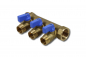 Preview: Dispatcher 1" to 3 x 1/2" ball valve