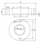 Preview: Floating bearing housing with 1 ball bearing for 16 mm ball screw spindle