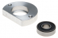 Preview: Floating bearing housing machined with 1 ball bearing for 16 mm spindle