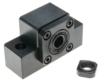 Fixed bearing block EK15 for Ø 20 mm ball screw Blue Line