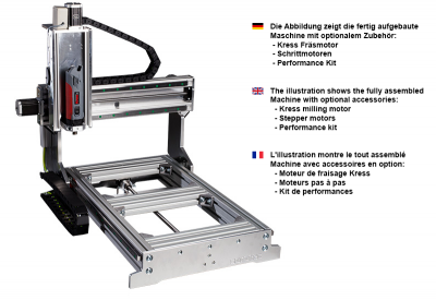 Portalfräse Basic-Line 0607 mit Optionspaket (MIDI)