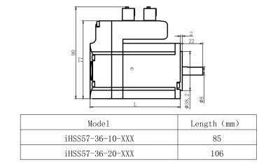 JMC Closed Loop Schrittmotor mit integriertem Treiber 1 Nm