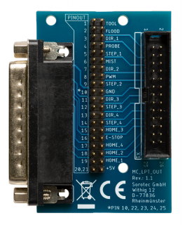 Ausführung MINI-Control LPT-Port auf SUB-D