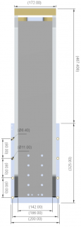 DIY-Kit Z-Axis 420 mm (two guide rails)