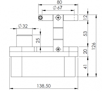 Absaugschuh Pro für Teknomotor QTC 1,1 kW