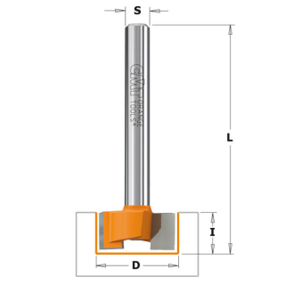 Face milling cutter Ø 19 mm S 8 mm