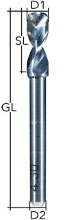 Carbide Drill Ø 0.80 mm