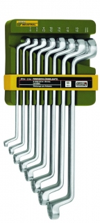 SlimLine double ring spanners, 8-piece set