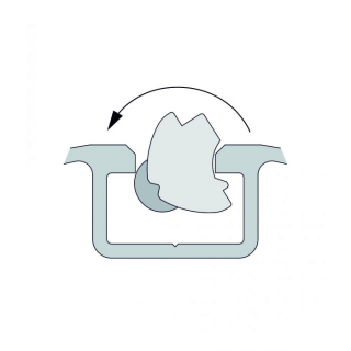 T-Slot Nut M6 with spring loaded ball