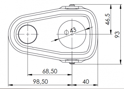 Absaugschuh Pro für 65 mm Spindelaufnahme