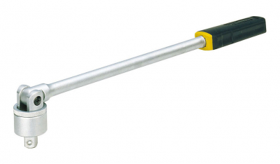 Extra long bar with universal joint and ratchet mechanism (1/2") 