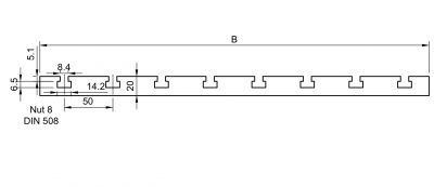 Gussaluminium T-Nutenplatte 7050