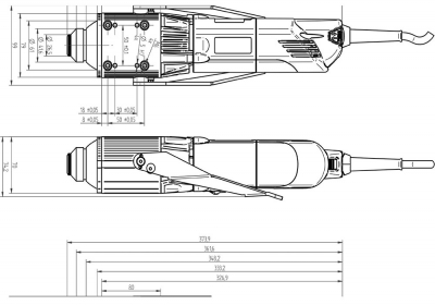 Frässpindel AMB FME-U 1050 DI