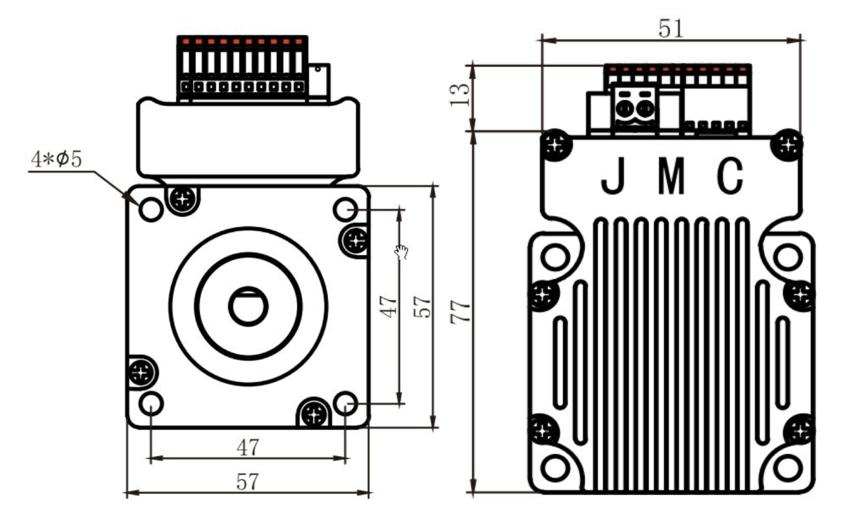 ST5918 - Schrittmotor – NEMA 23