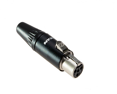 vhbw XLR Verlängerungskabel für diverse Einsatzbereiche - XLR Stecker auf  XLR Buchse Adapter, 4-polig, 120cm