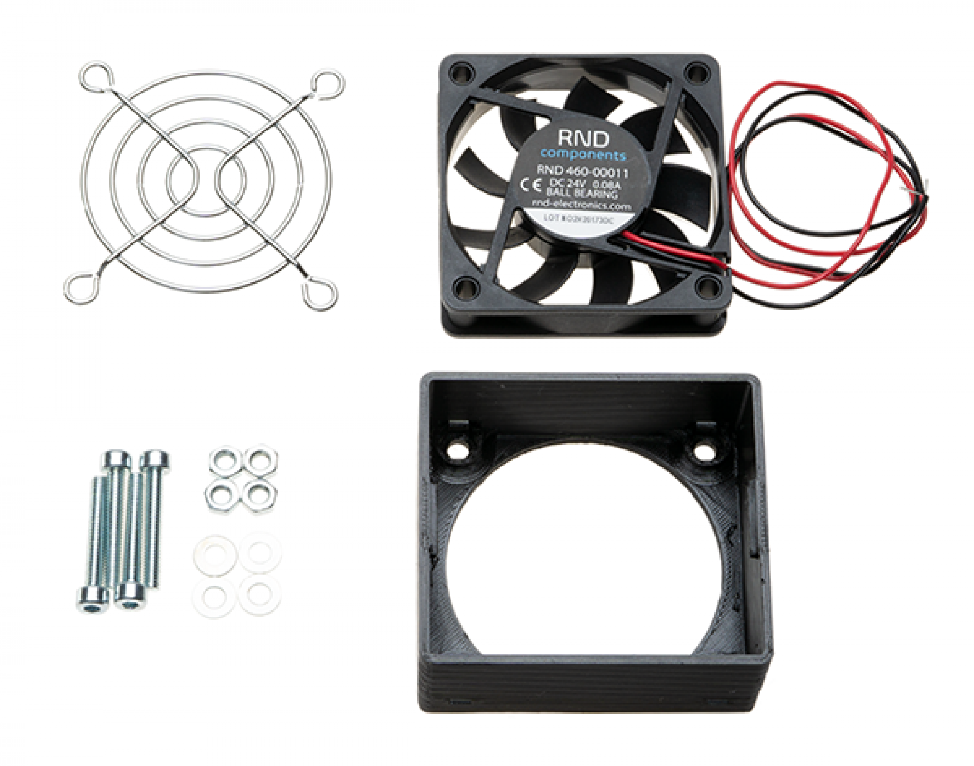 Conversion kit electric fan for 600 W HF Motor