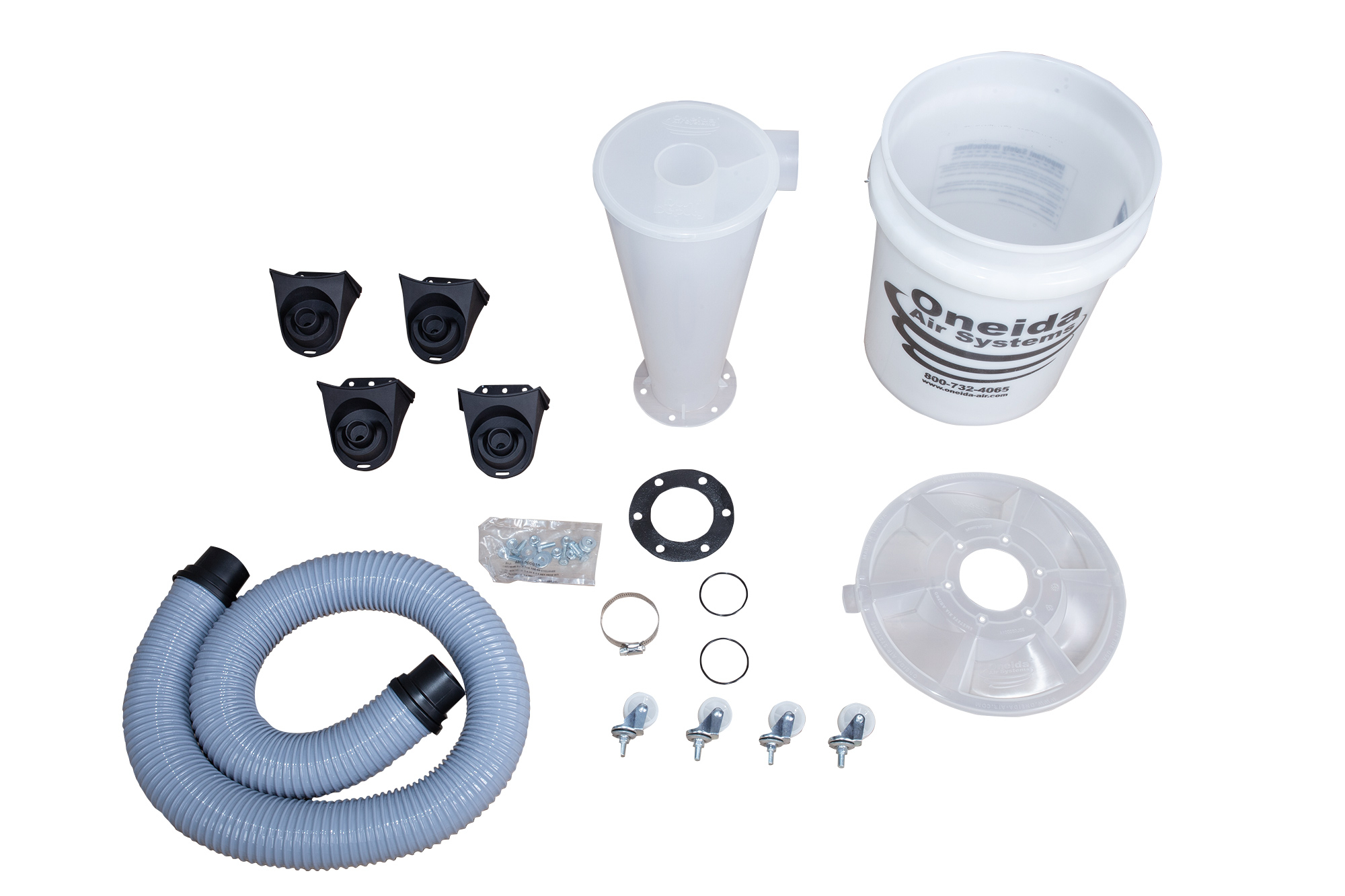 Dust Deputy 2.5" Deluxe Cyclone Separator Kit Kunststoff