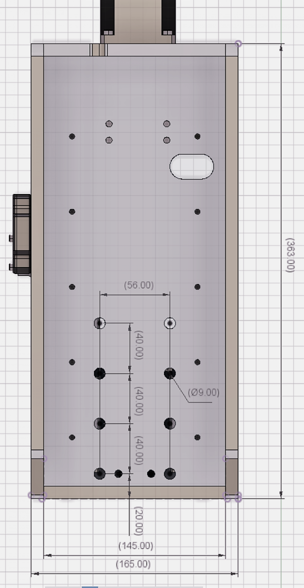 Bausatz Z-Achse 140 mm (zwei Schienen)