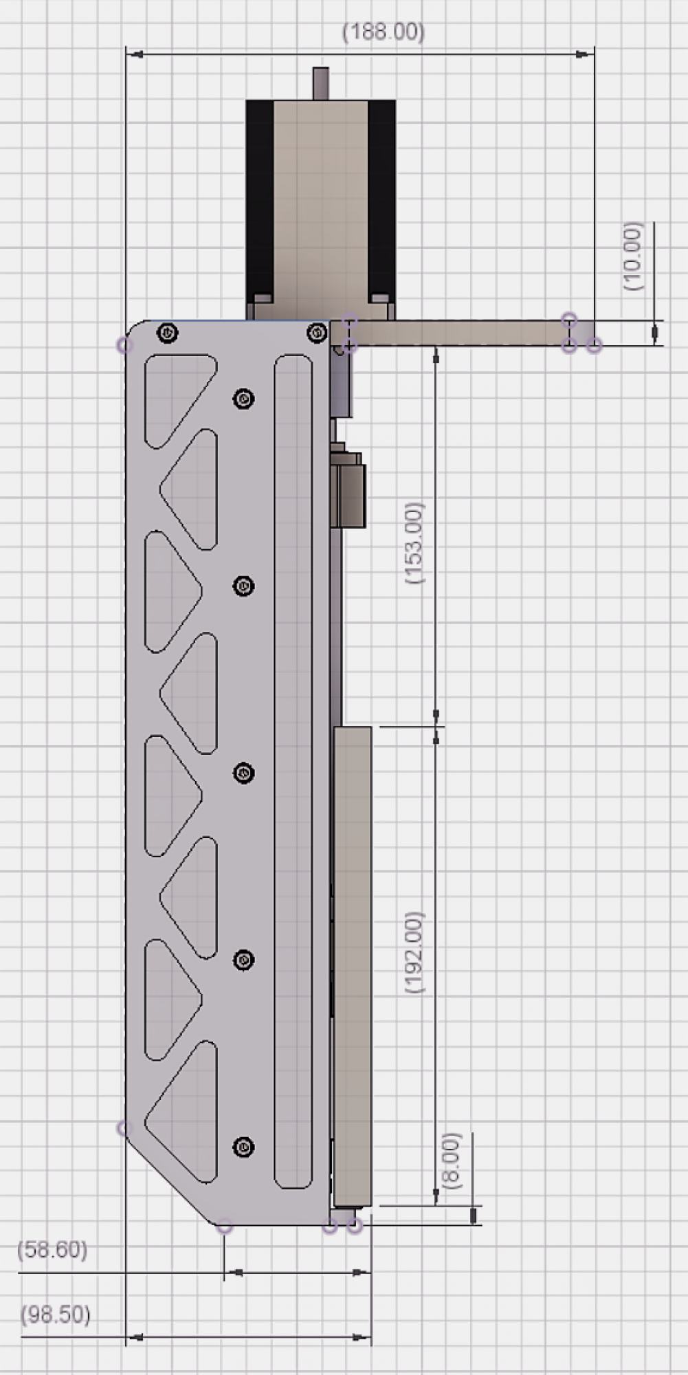 DIY-Kit Z-Axis 140 mm (two guide rails)