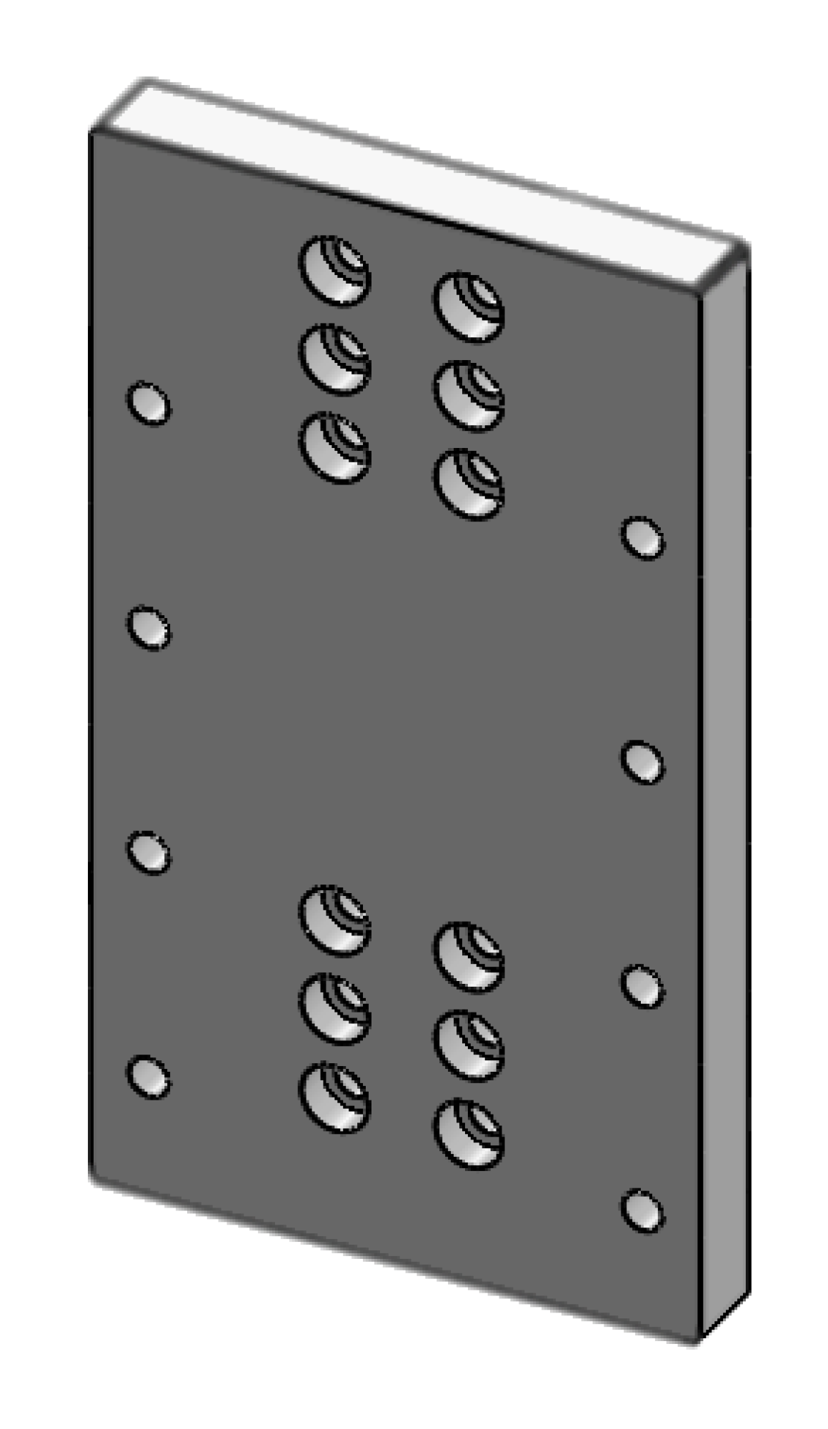 Adapterplatte für TM ER20 an Volksfräse