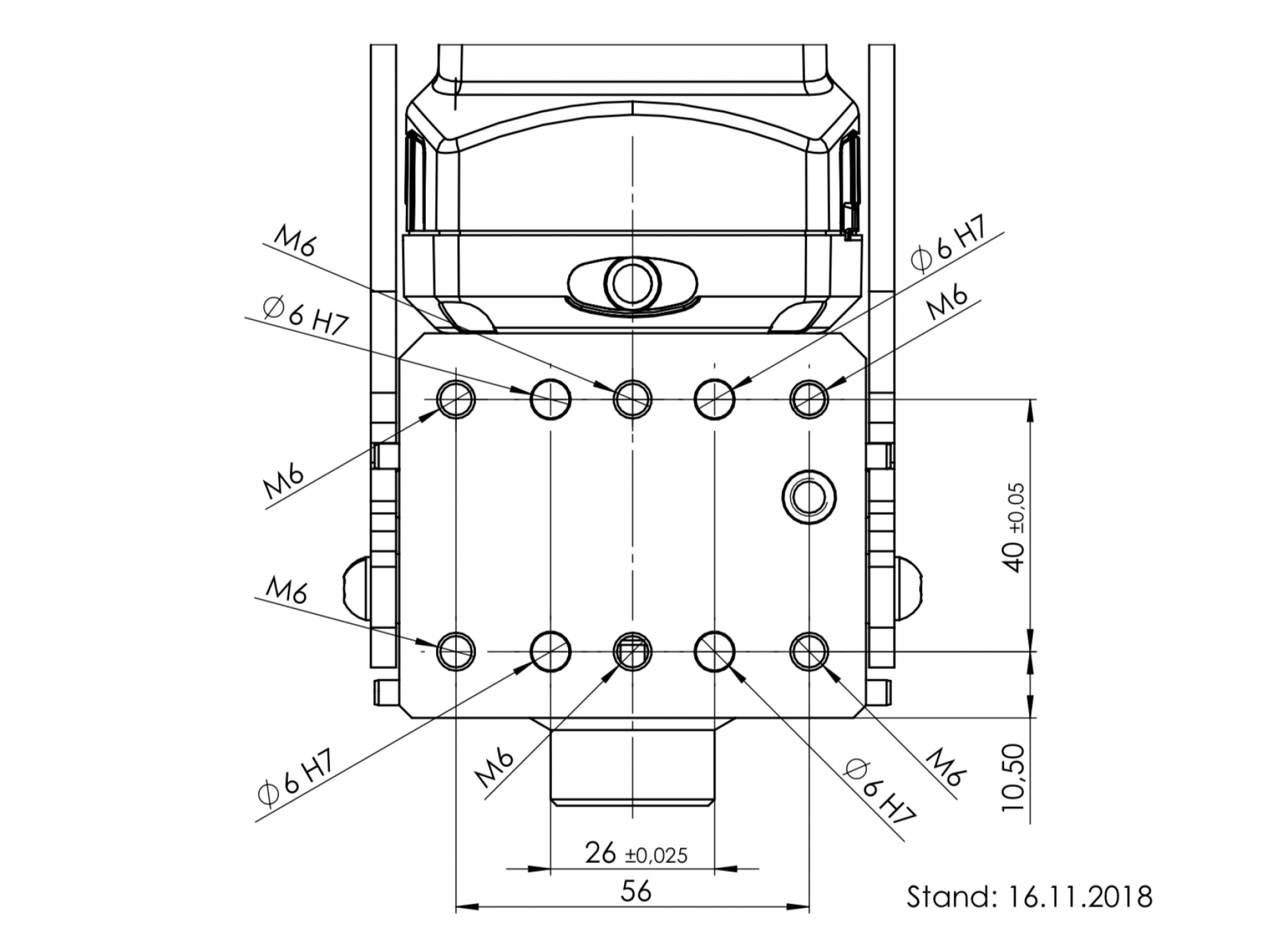 Mafell FM 1000 NC-WS 230 V 50 Hz Werkzeugwechselspindel