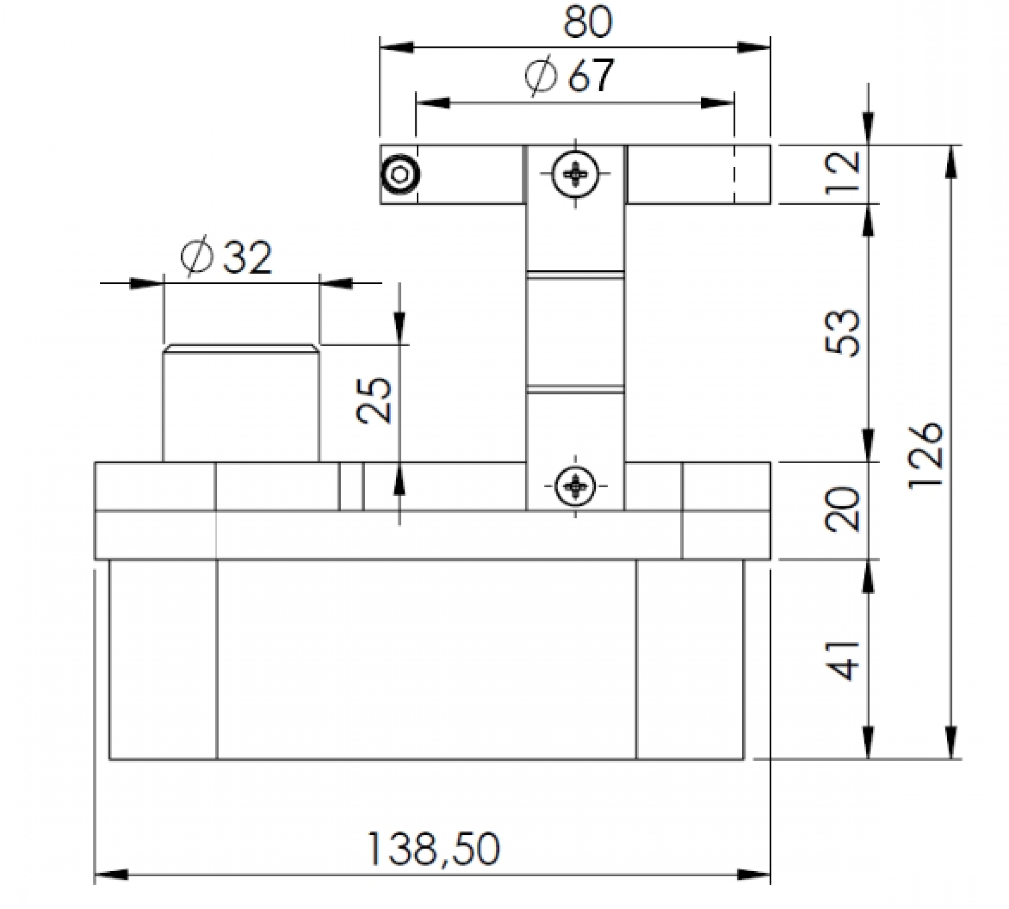 Absaugschuh Pro für Teknomotor QTC 1,1 kW