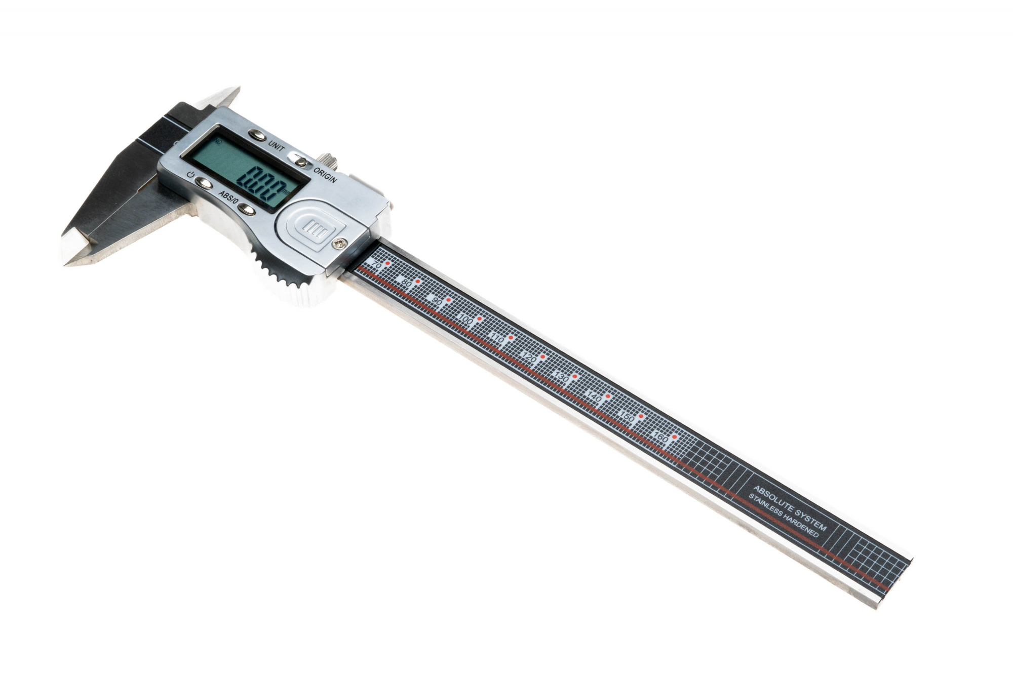 Digital caliper 0-150 mm measuring range with ABS system