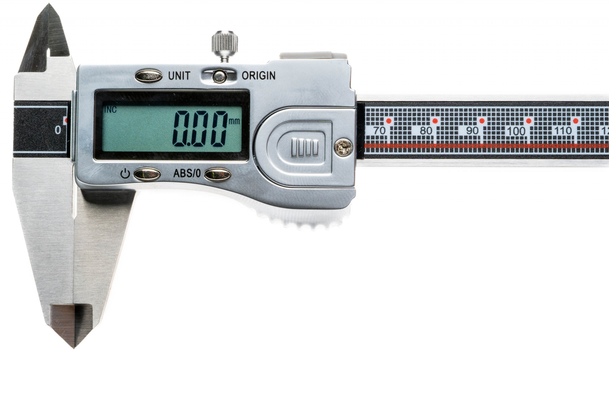 Digital caliper 0-150 mm measuring range with ABS system