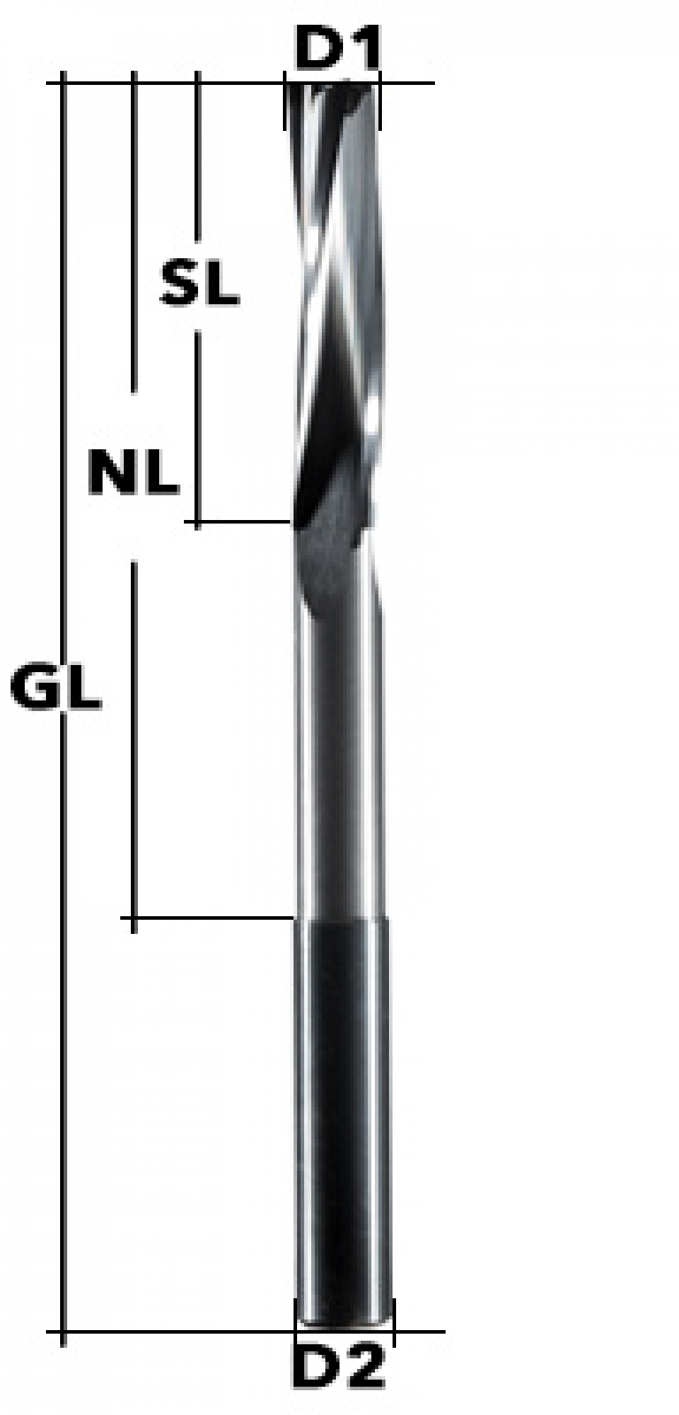 VHM-Schaftfräser Z3 Ø 10 mm Schaumstoff