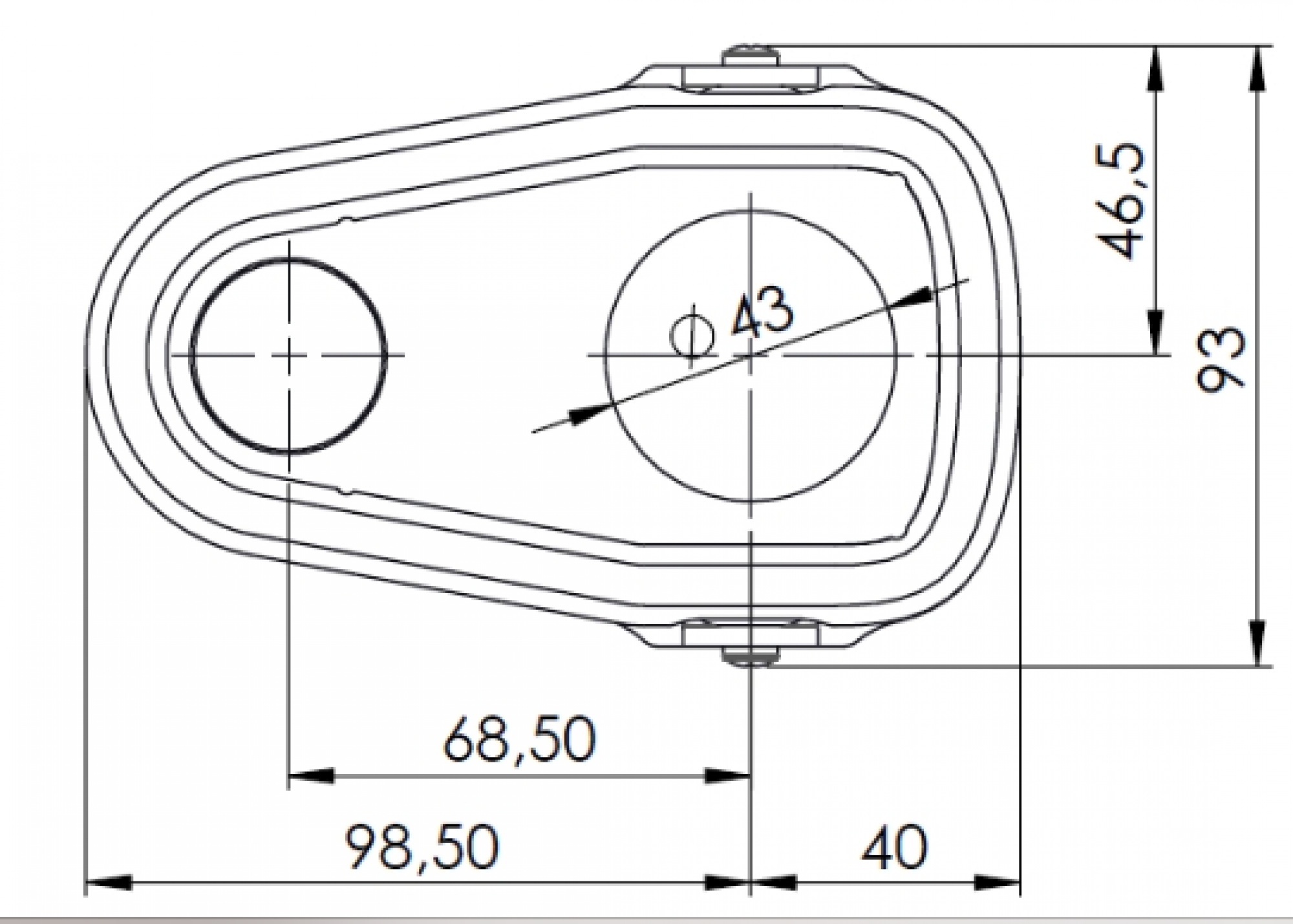 Absaugschuh Pro für 65 mm Spindelaufnahme