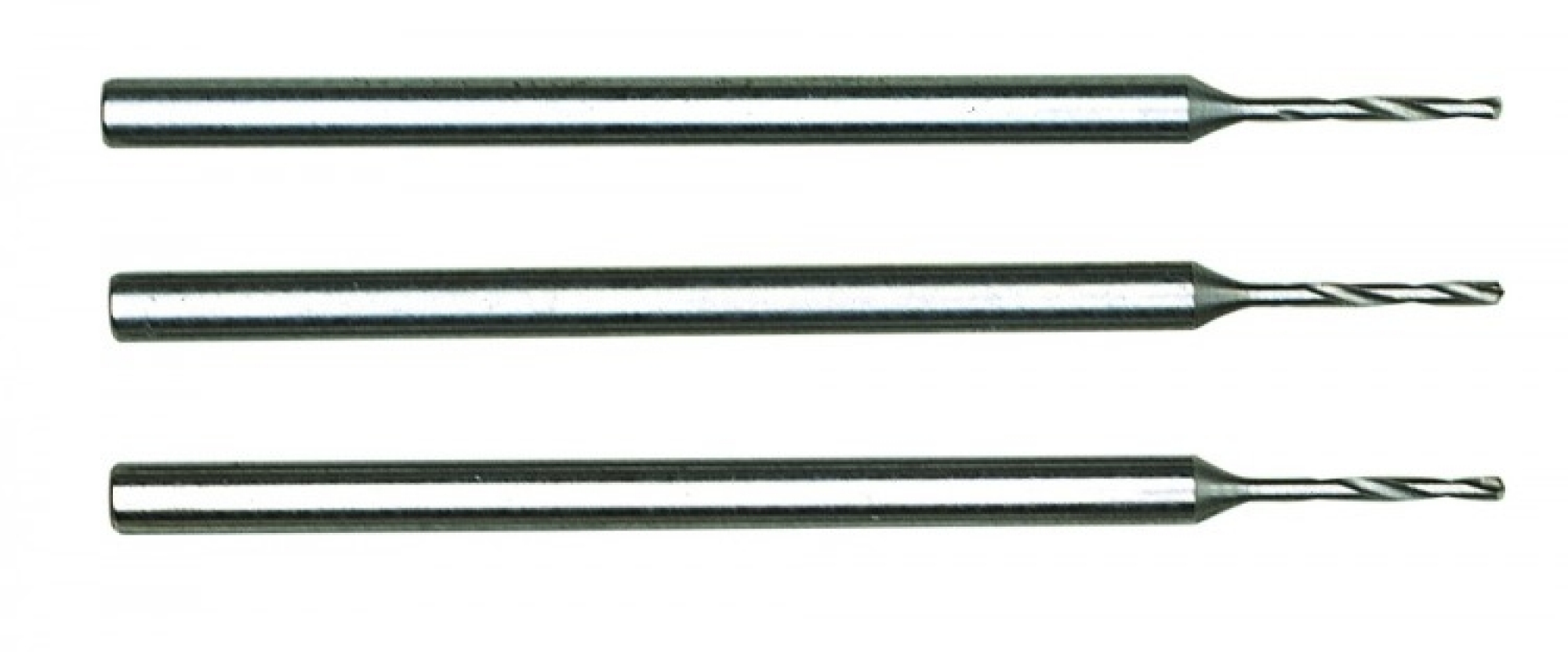 Mikro-Spiralbohrer (HSS-Stahl), 1 mm, 3 Stück