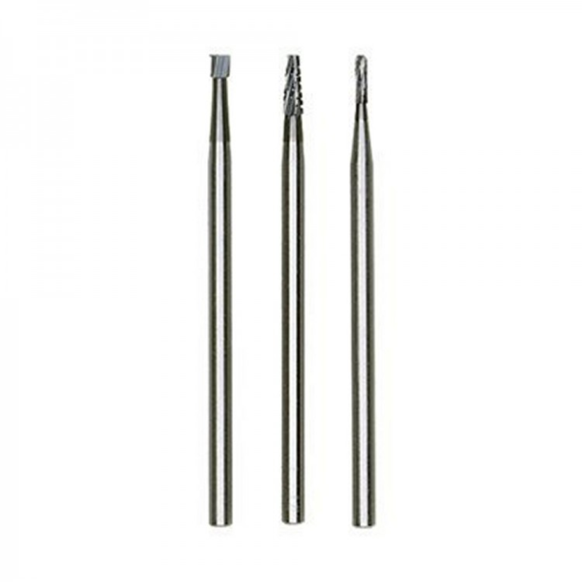 Carbide cutter set, 3 pcs. (Cylinder, cone, roll)