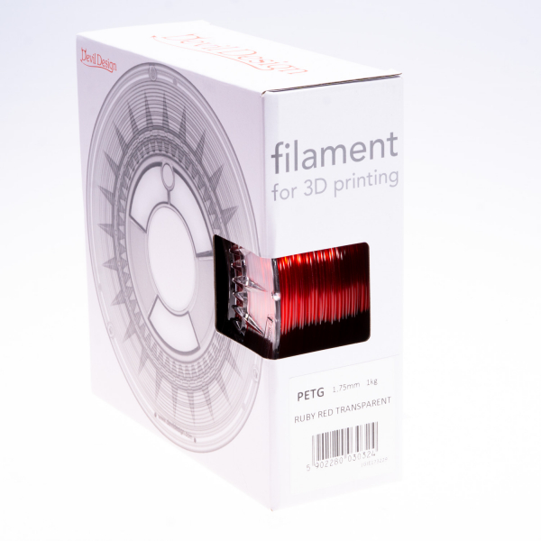 Filament PETG Translucent Red 1.75 mm