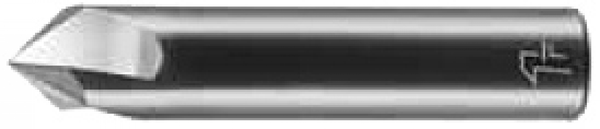 FIRSTATTEC Fasenfräser 3-Schneider Ø 3,17 mm 90°, 1/8" Schaft