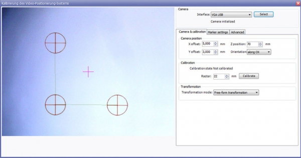 Video positioning system "EasyMarker"