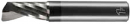 FIRSTATTEC Toric End Mill 1-Flute Ø6mm Coated Radius 1mm